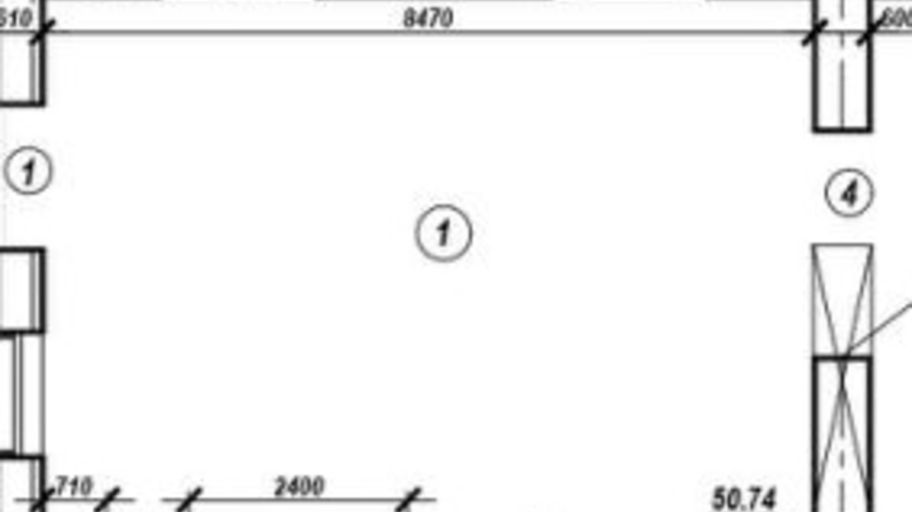 Планування приміщення в ЖК Затишний 50.74 м², фото 564090