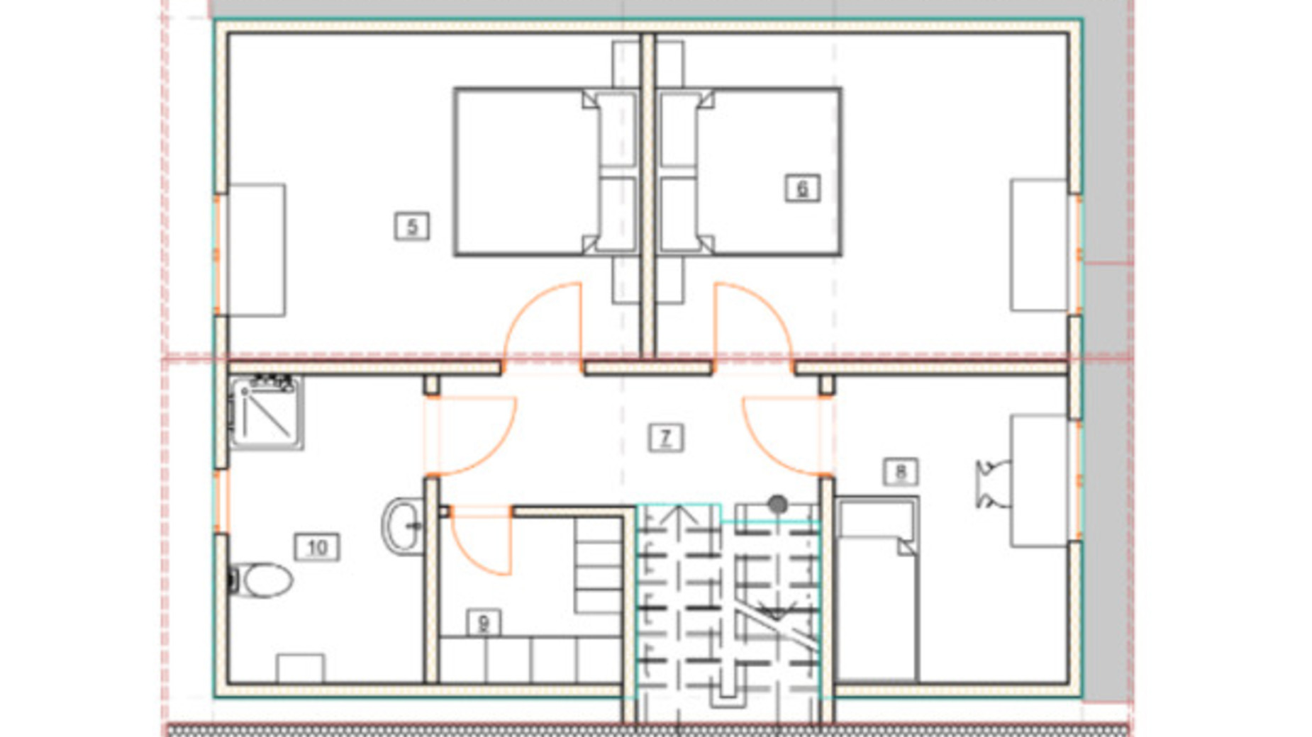 Планировка коттеджа в КГ Hausplusland Колонщина 140 м², фото 565000