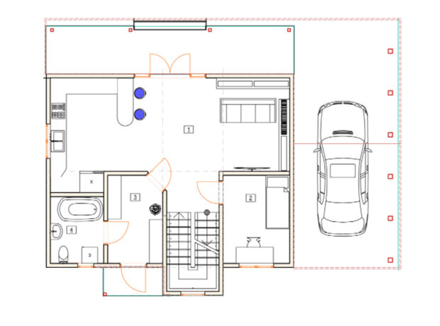 КМ Hausplusland Залісся: планування 4-кімнатної квартири 140 м²