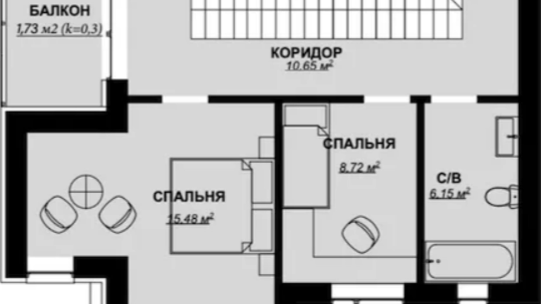 Планировка таунхауса в Таунхаус DreamVille 114 м², фото 565210