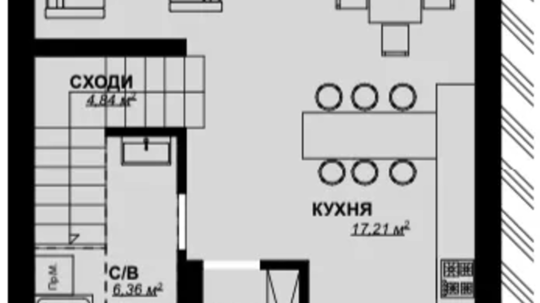 Планировка таунхауса в Таунхаус DreamVille 122 м², фото 565216