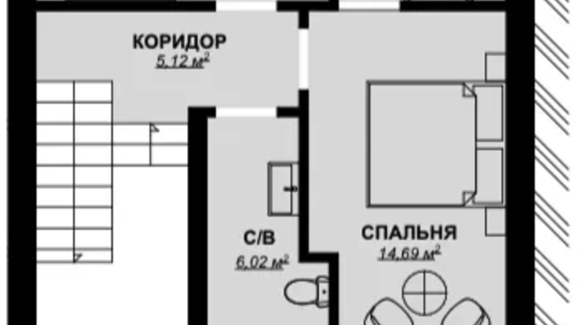 Планировка таунхауса в Таунхаус DreamVille 122 м², фото 565217