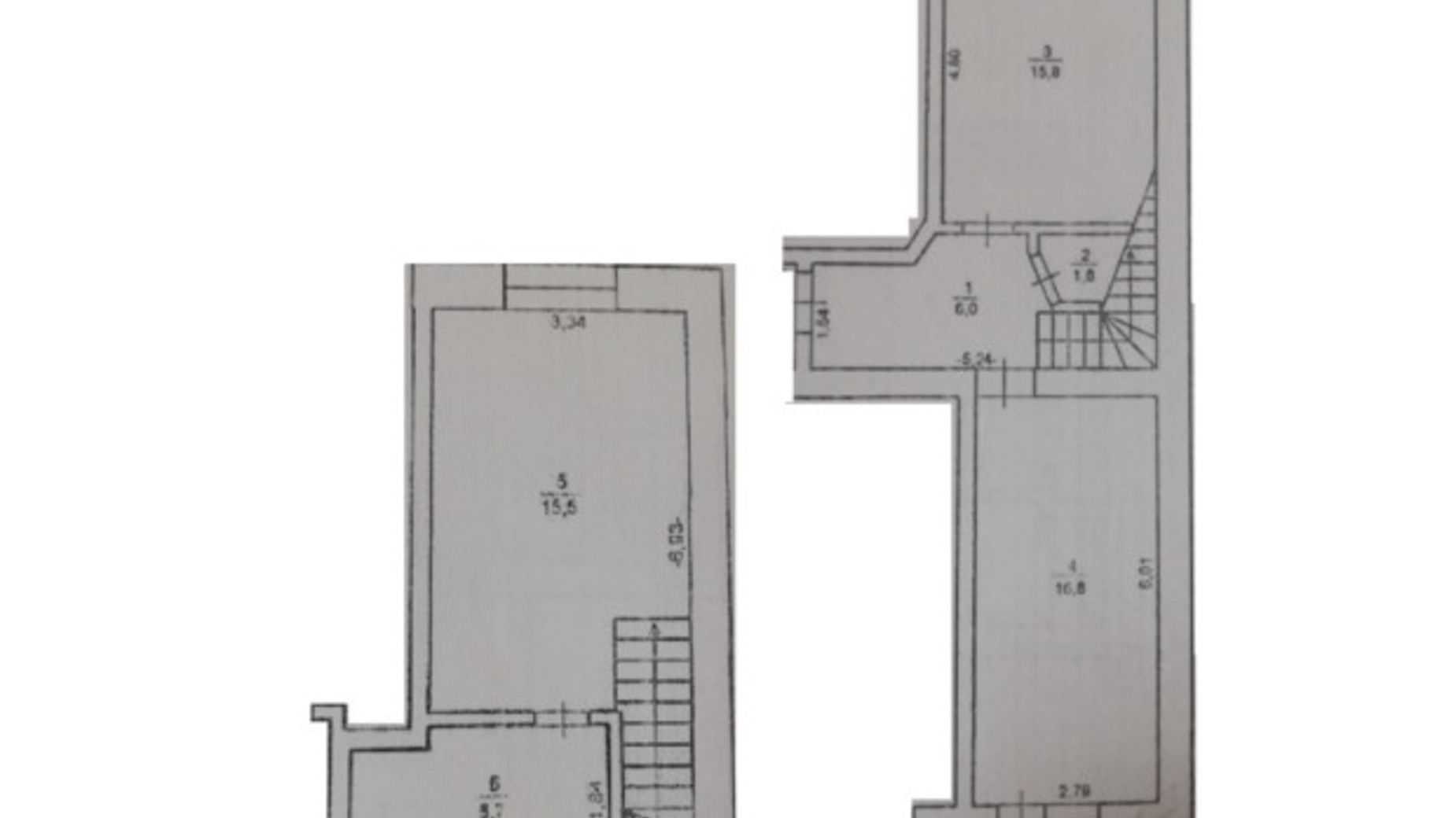 Планировка 2-комнатной квартиры в ЖК ул. Коваля 2 63 м², фото 567446