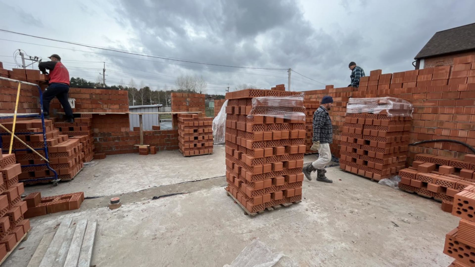 Таунхаус Садовий хід будівництва фото 568009