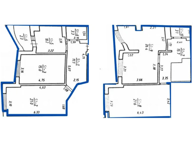 ЖК ул. Яцкова, 20б: планировка 3-комнатной квартиры 129.7 м²
