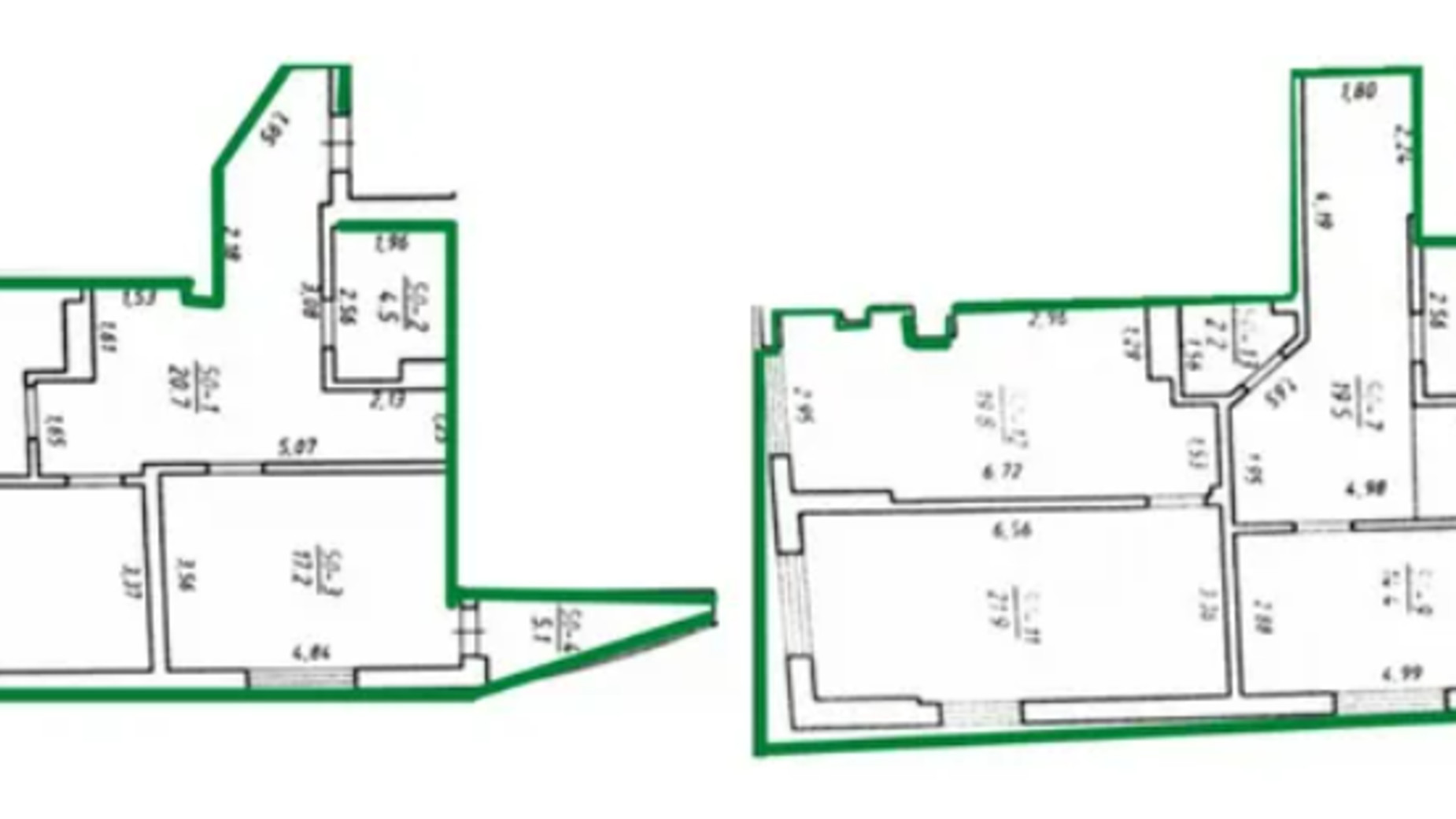 Планировка много­уровневой квартиры в ЖК ул. Яцкова, 20б 165.8 м², фото 568368
