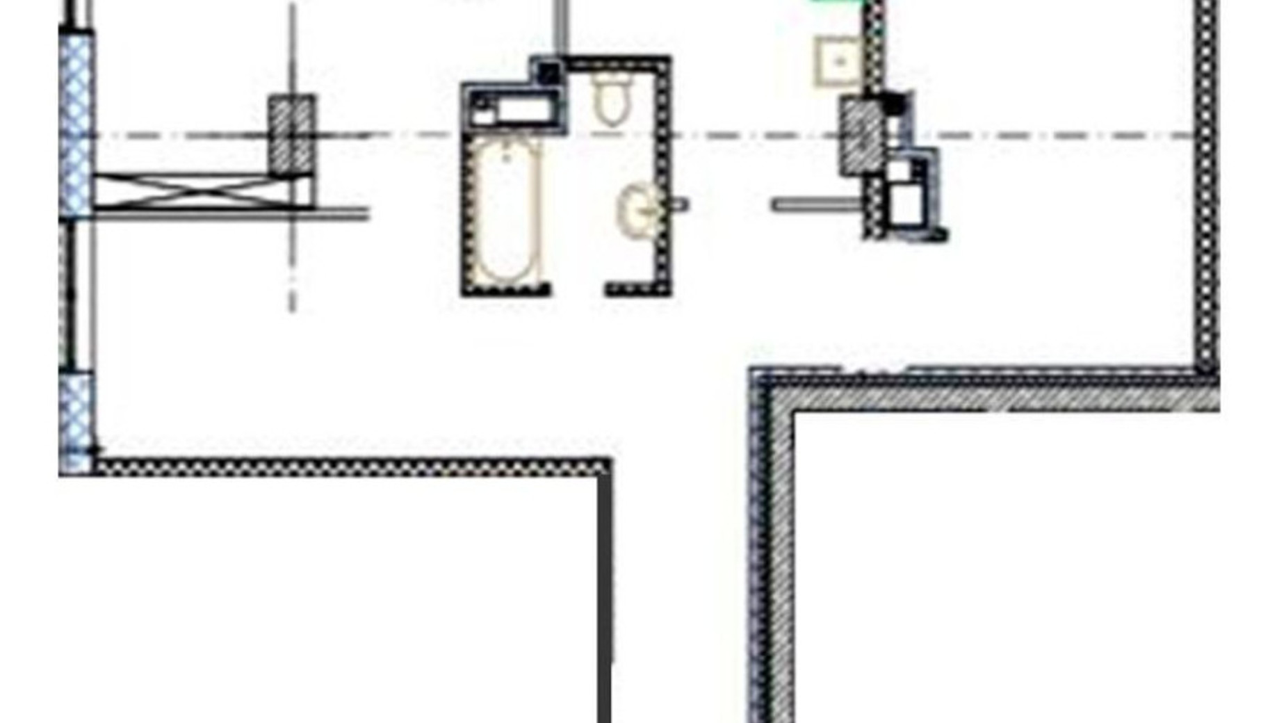 Планування вільне планування квартири в ЖК Миронова 76.7 м², фото 571020