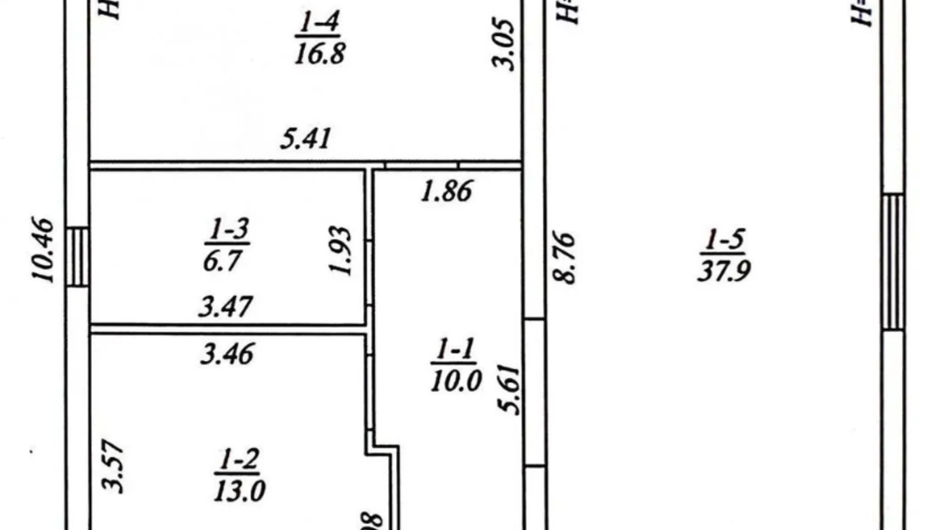 Планування котеджу в КМ Millennium House 84.4 м², фото 571180