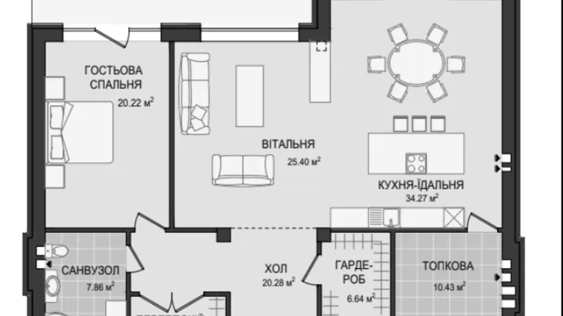 Планировка коттеджа в КГ Маєток VIP-CLUB 250 м², фото 571827