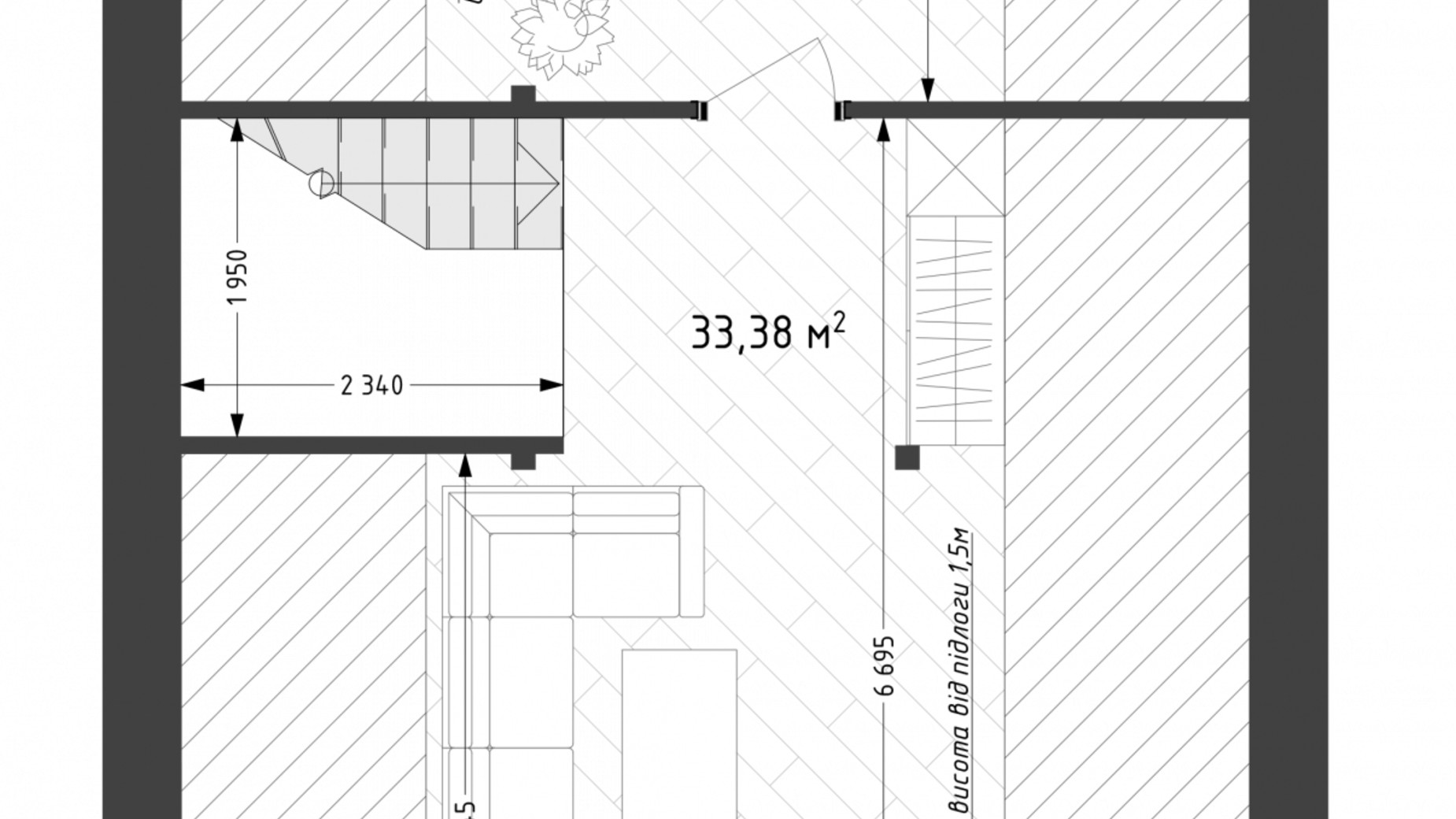 Планировка коттеджа в КГ Lagom 189 м², фото 574301