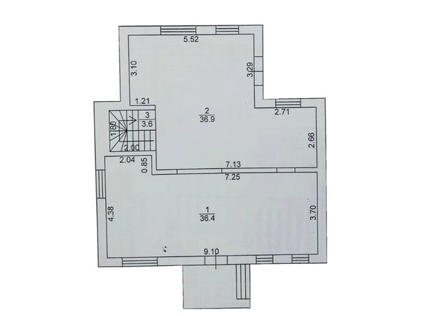 КМ Лелека: планування 1-кімнатної квартири 156.8 м²