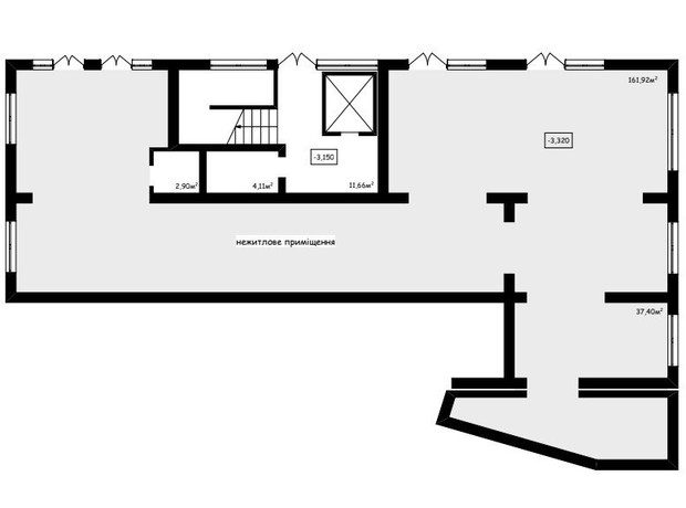 ЖК Неосіті: планування приміщення 204.2 м²