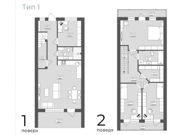 КГ Garden House: планировка 4-комнатной квартиры 140 м²