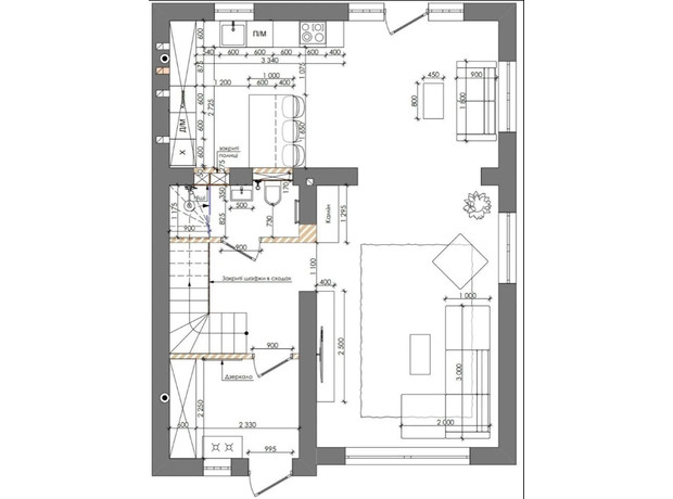 КМ Zubra Etalon: планування 4-кімнатної квартири 140 м²