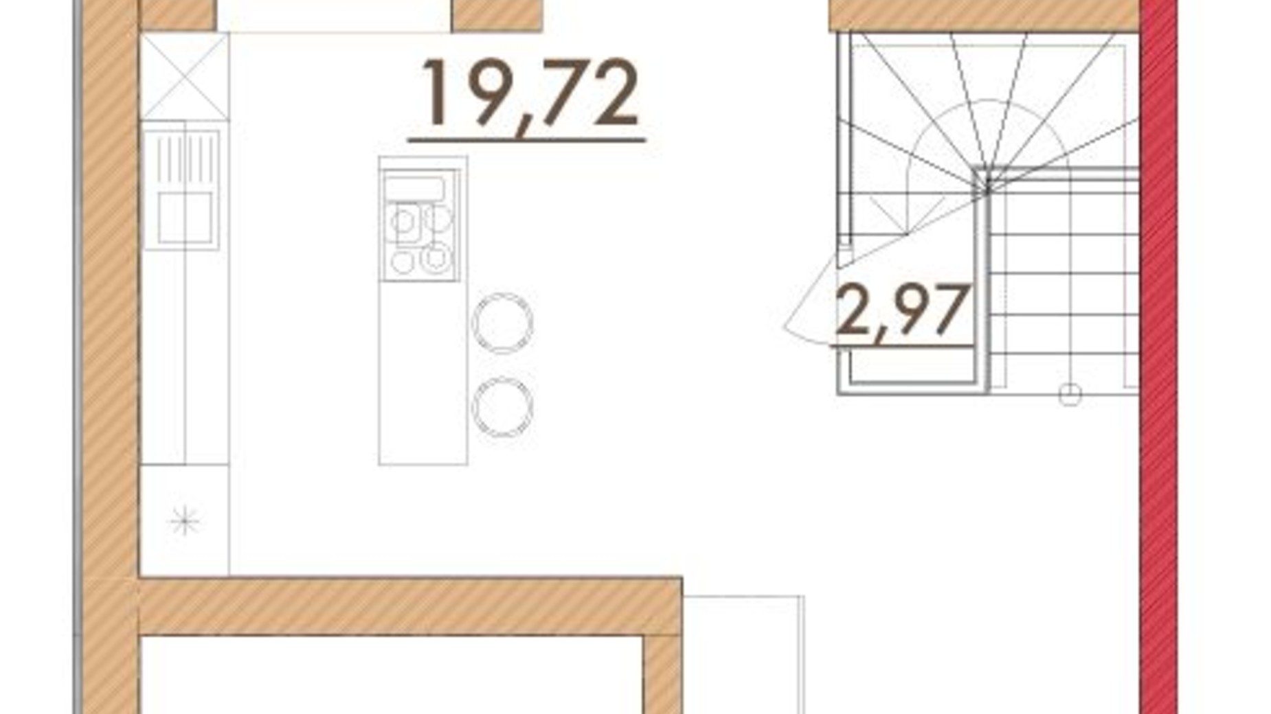 Планування таунхауса в Таунхаус Desna Residence-2 180 м², фото 576413