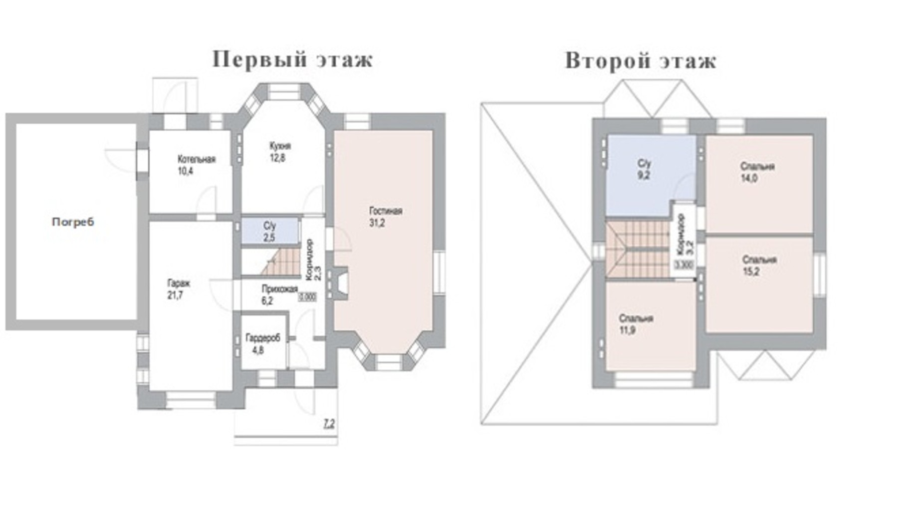 Планировка коттеджа в КГ Home Resort 170 м², фото 576546