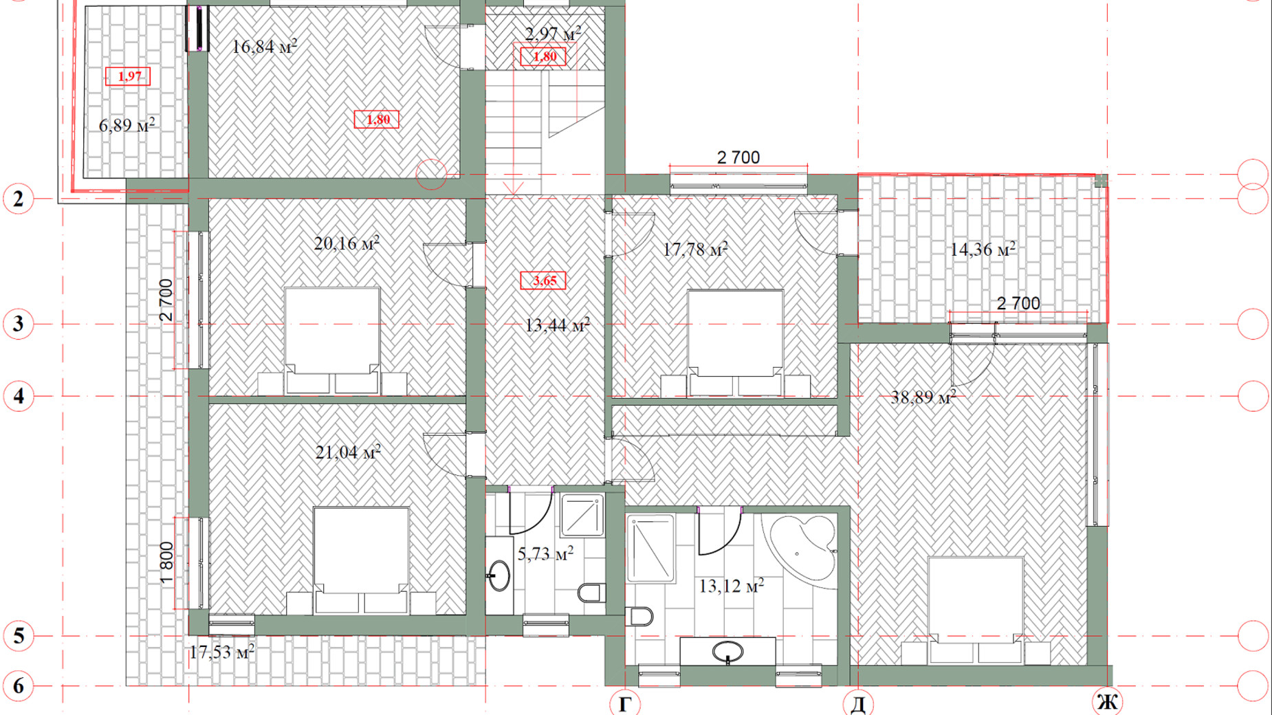 Планировка коттеджа в КГ Home Resort 310 м², фото 576806