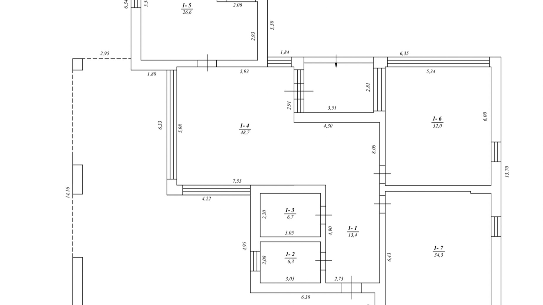 Планировка коттеджа в КГ Home Resort 168 м², фото 576825