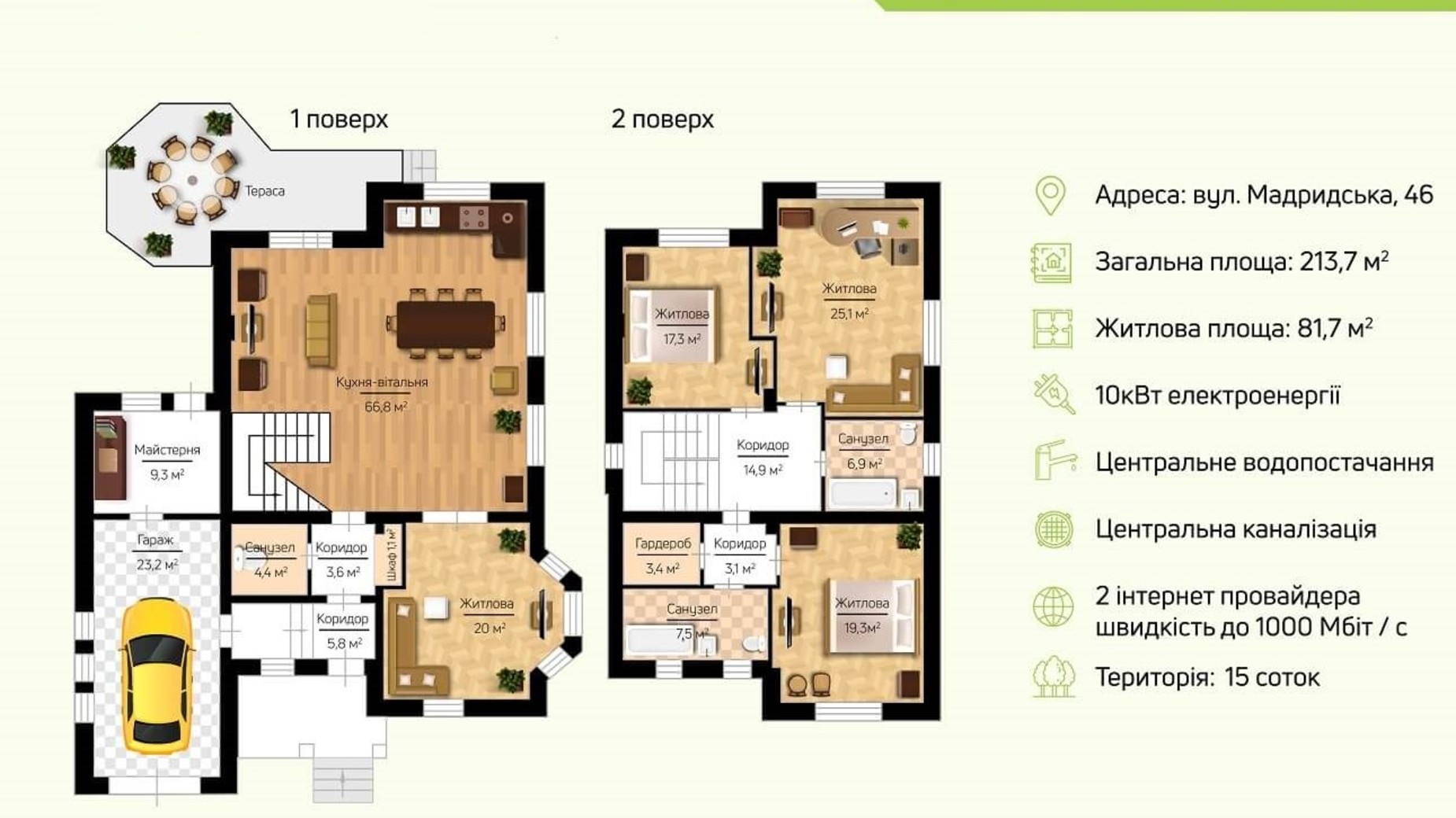 Планування котеджу в КМ Home Resort 231.5 м², фото 576958