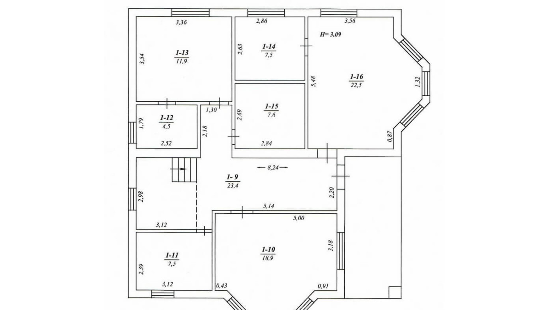 Планировка коттеджа в КГ Home Resort 209.4 м², фото 576961