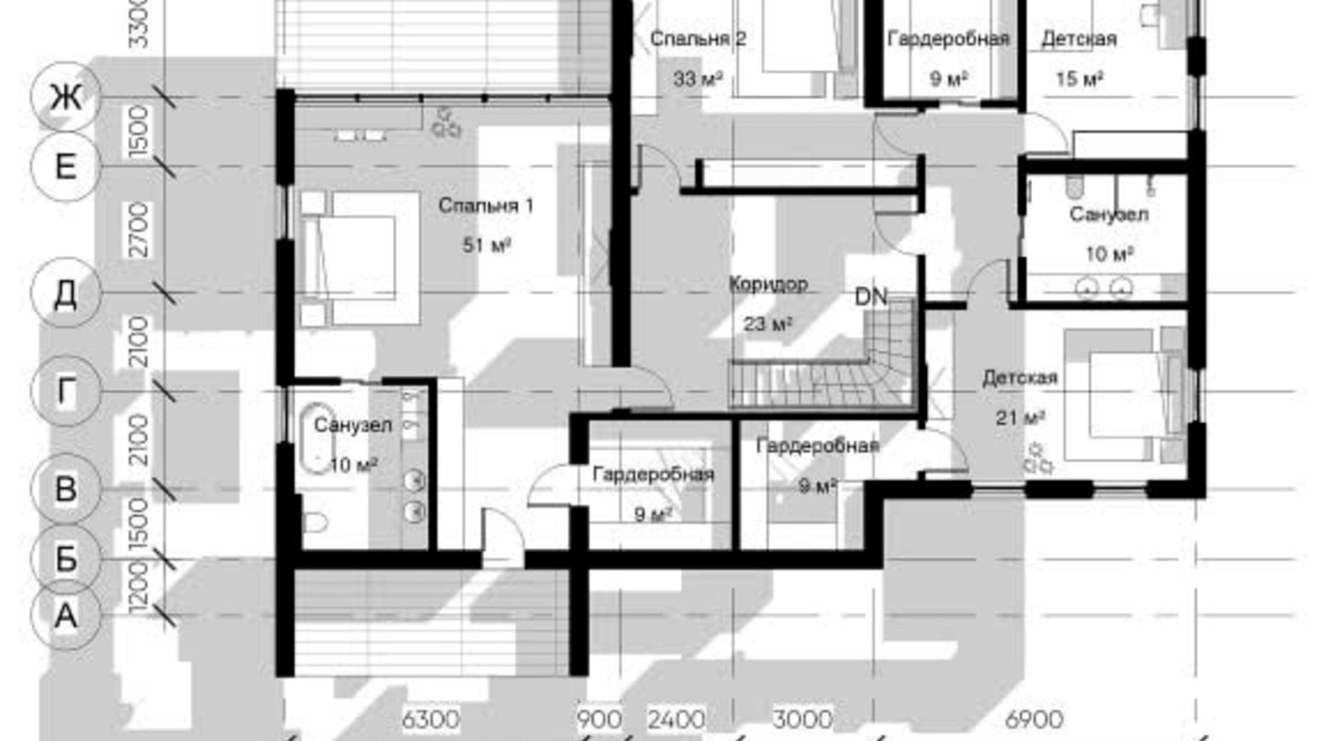 Планировка коттеджа в КГ Home Resort 403 м², фото 577004