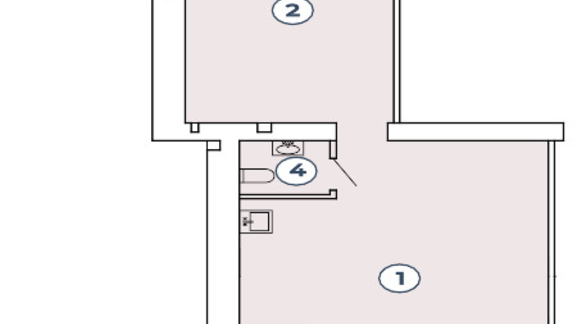 Планування приміщення в Клубний квартал Атмосфера 84.14 м², фото 577061