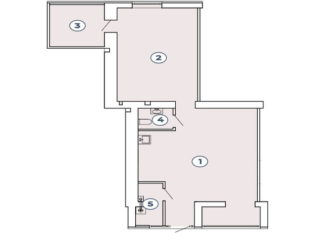 Клубный квартал Атмосфера: планировка помощения 84.14 м²