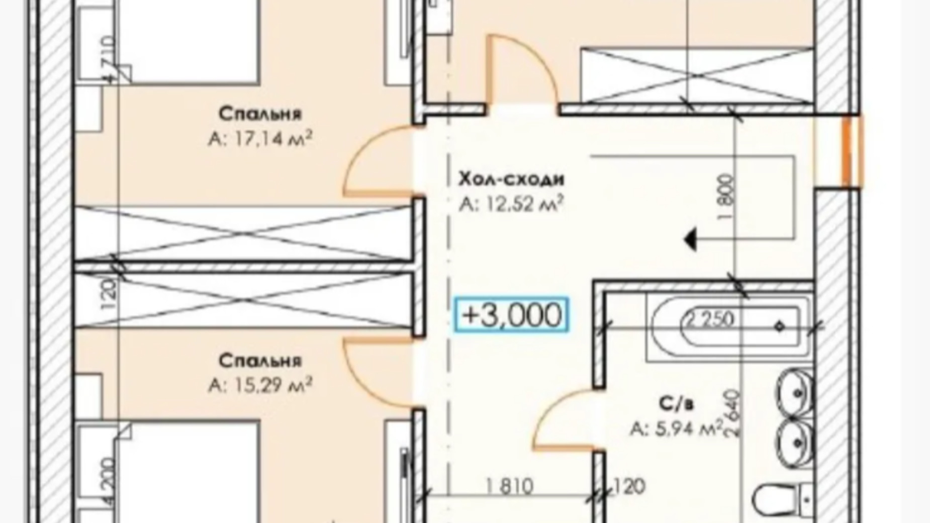 Планування котеджу в КМ Villa Lisova 130 м², фото 577997