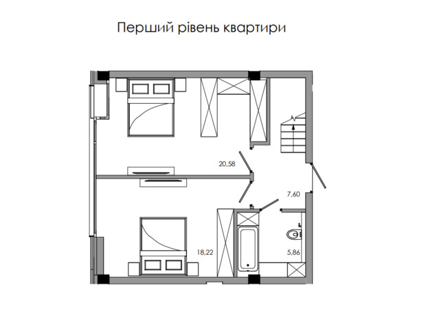 ЖК Maverick: планування 3-кімнатної квартири 236.17 м²