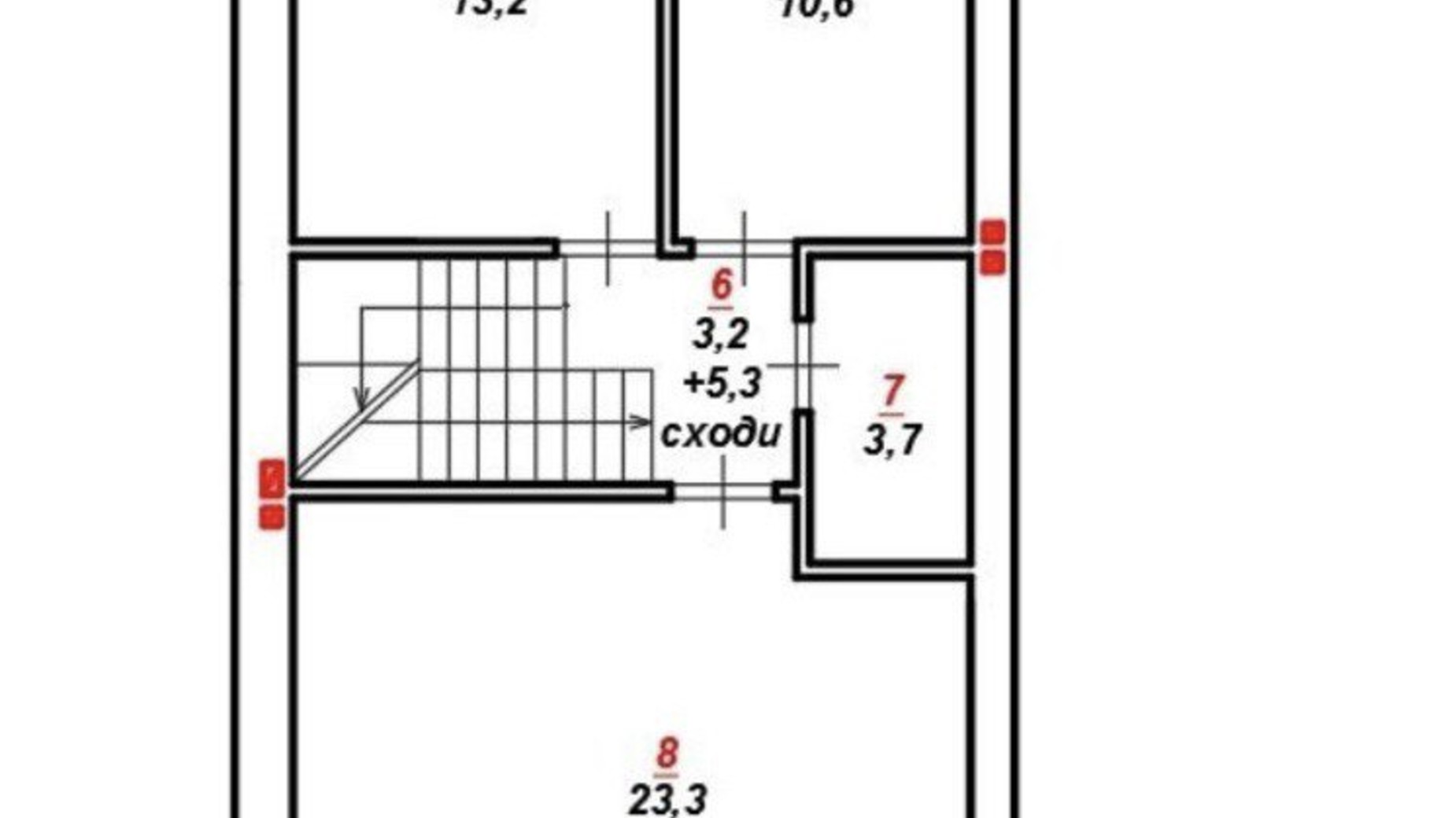 Планировка таунхауса в Таунхаус Атмосфера new format 116 м², фото 579792