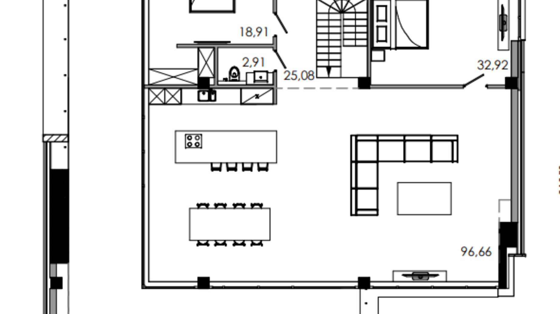 Планування 4-кімнатної квартири в ЖК Maverick 279.02 м², фото 579908