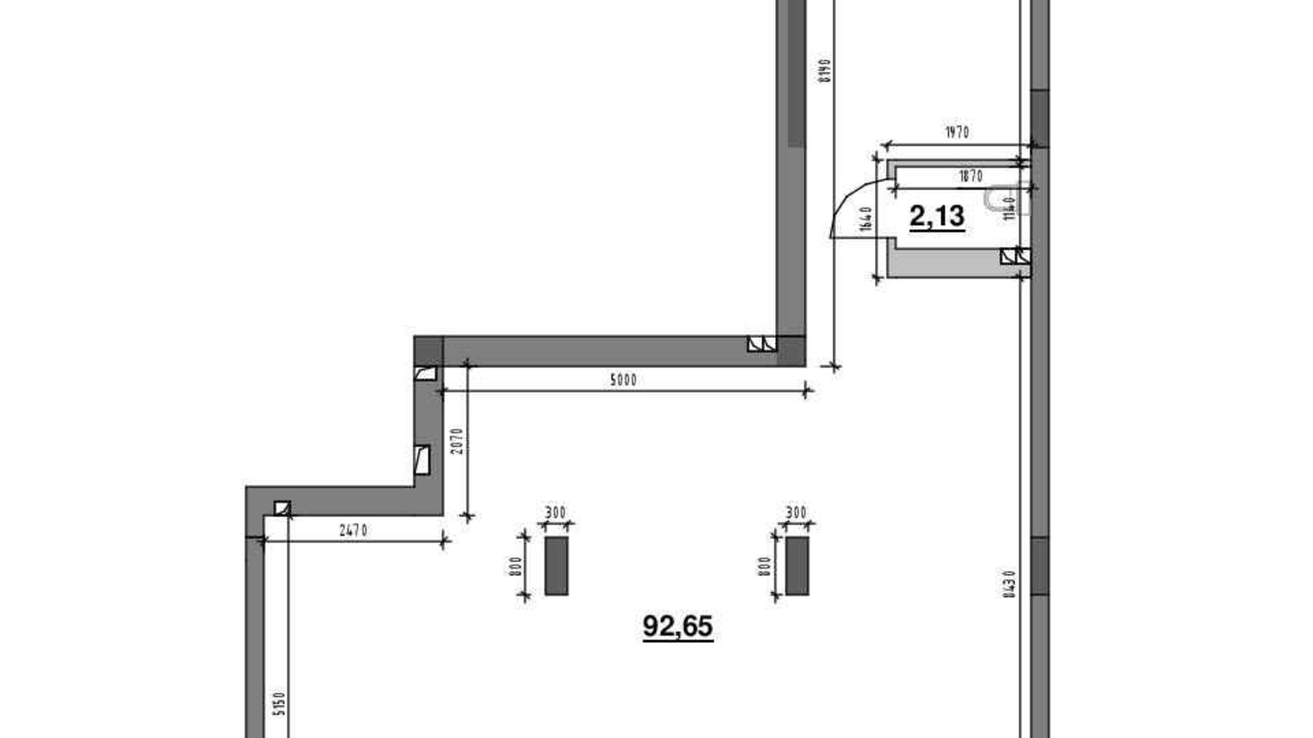 Планировка помещения в ЖК Риел Сити 94.76 м², фото 580178