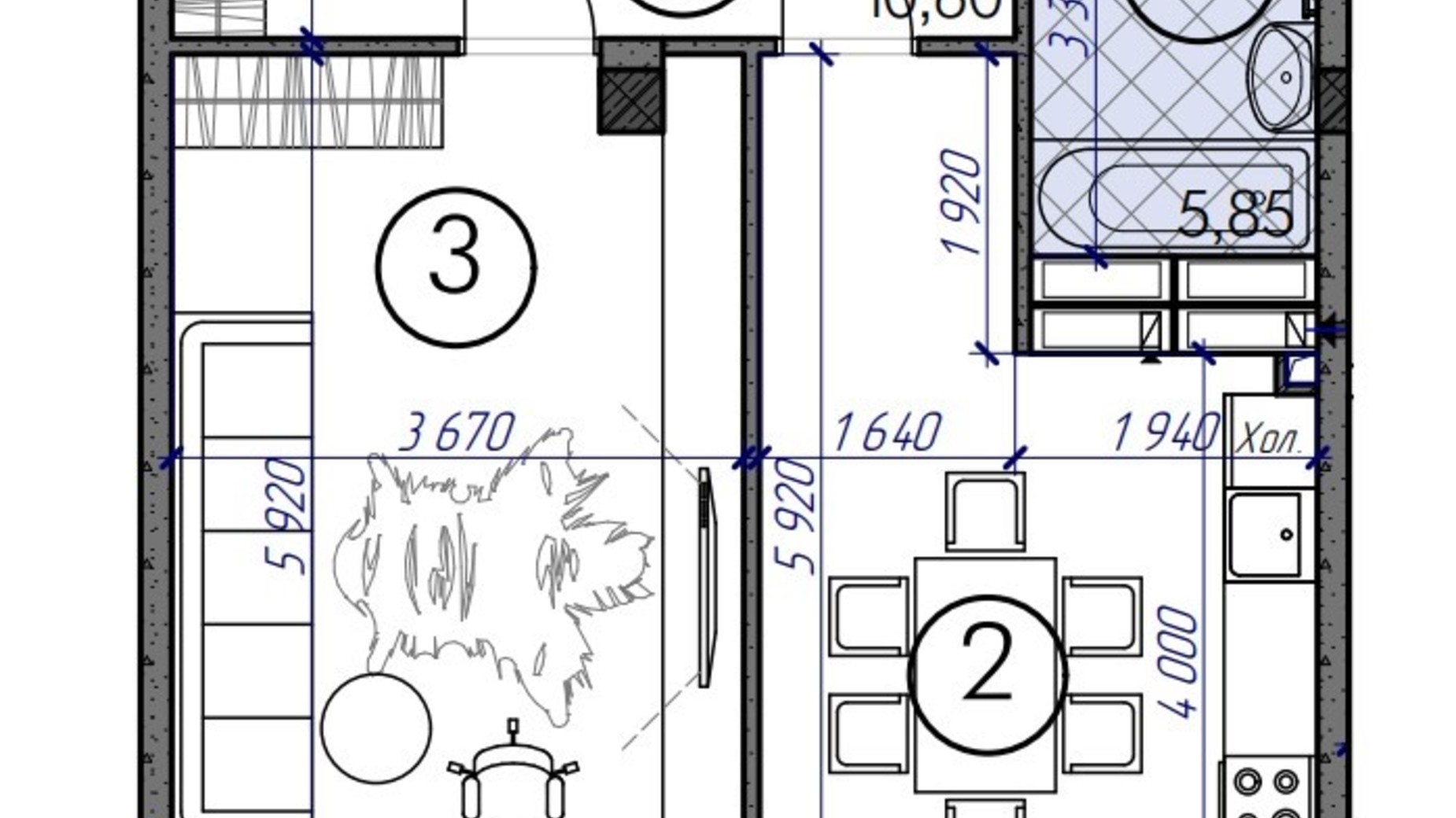 Планировка много­уровневой квартиры в ЖК Саванна сити 114.24 м², фото 580707