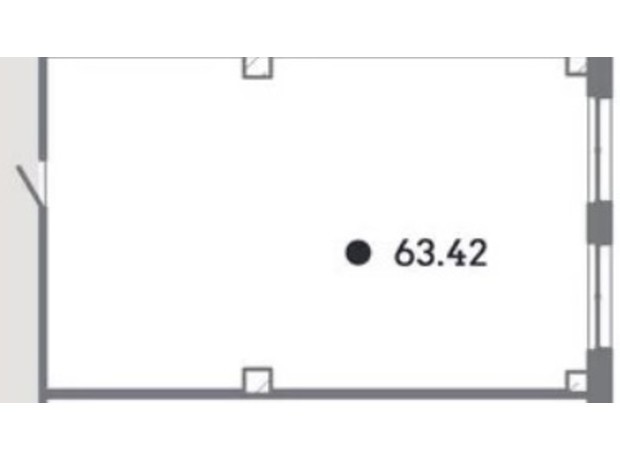 Офіс-центр Business City: планування приміщення 63.42 м²