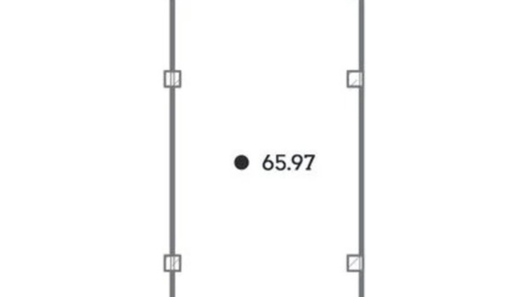 Планировка помещения в Офис-центр Business City 65.97 м², фото 581256