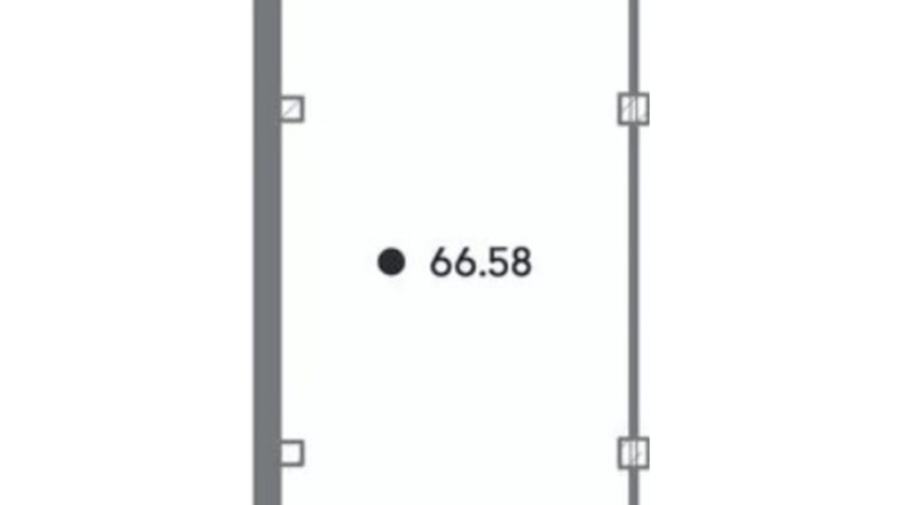 Планування приміщення в Офіс-центр Business City 66.58 м², фото 581261