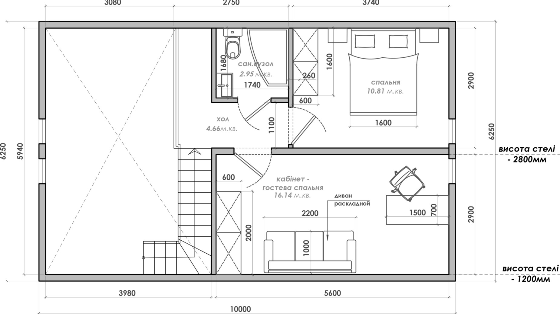 Планировка коттеджа в КГ Lagom Village 95 м², фото 581355