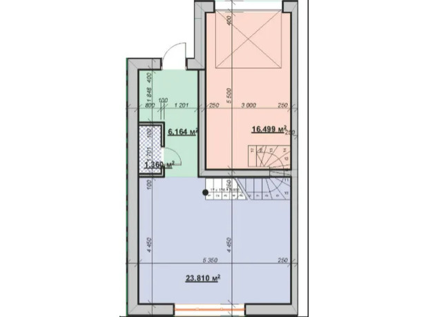 Таунхаус British Village: планування 4-кімнатної квартири 165 м²