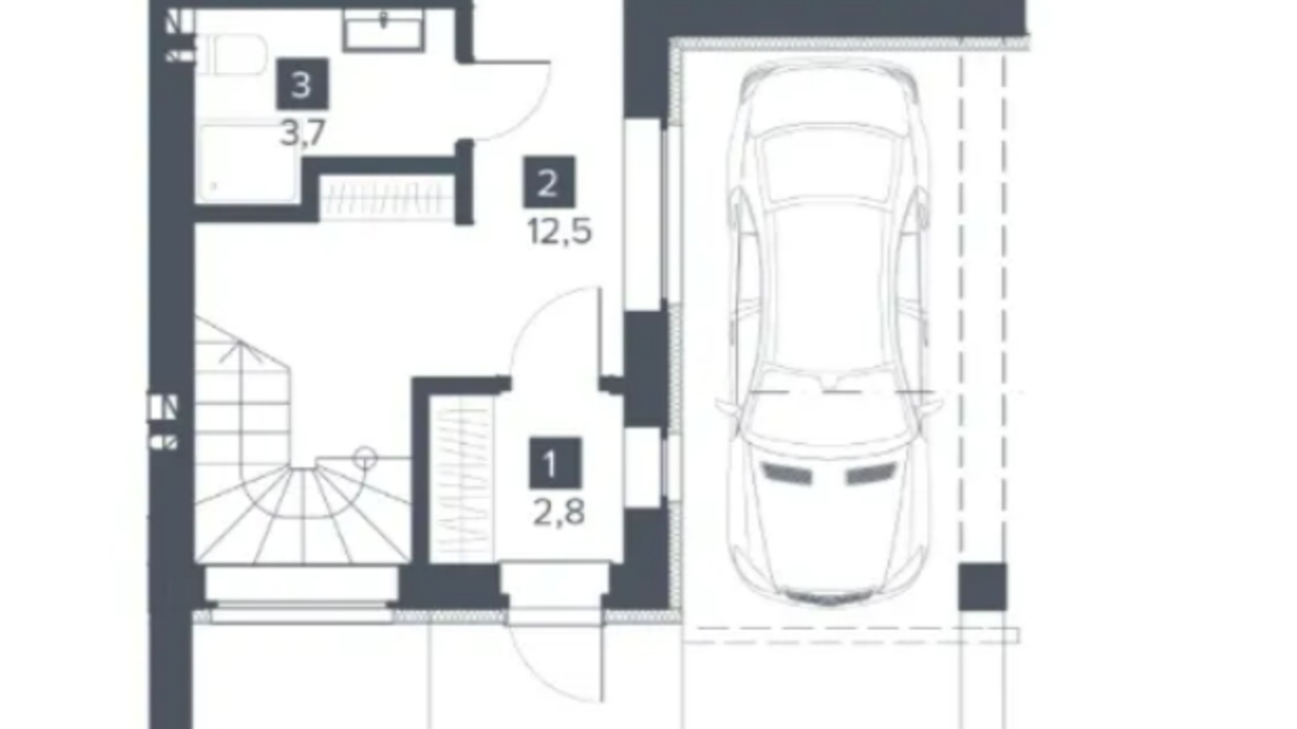 Планування котеджу в Котеджі Липові Роси 112.3 м², фото 586164
