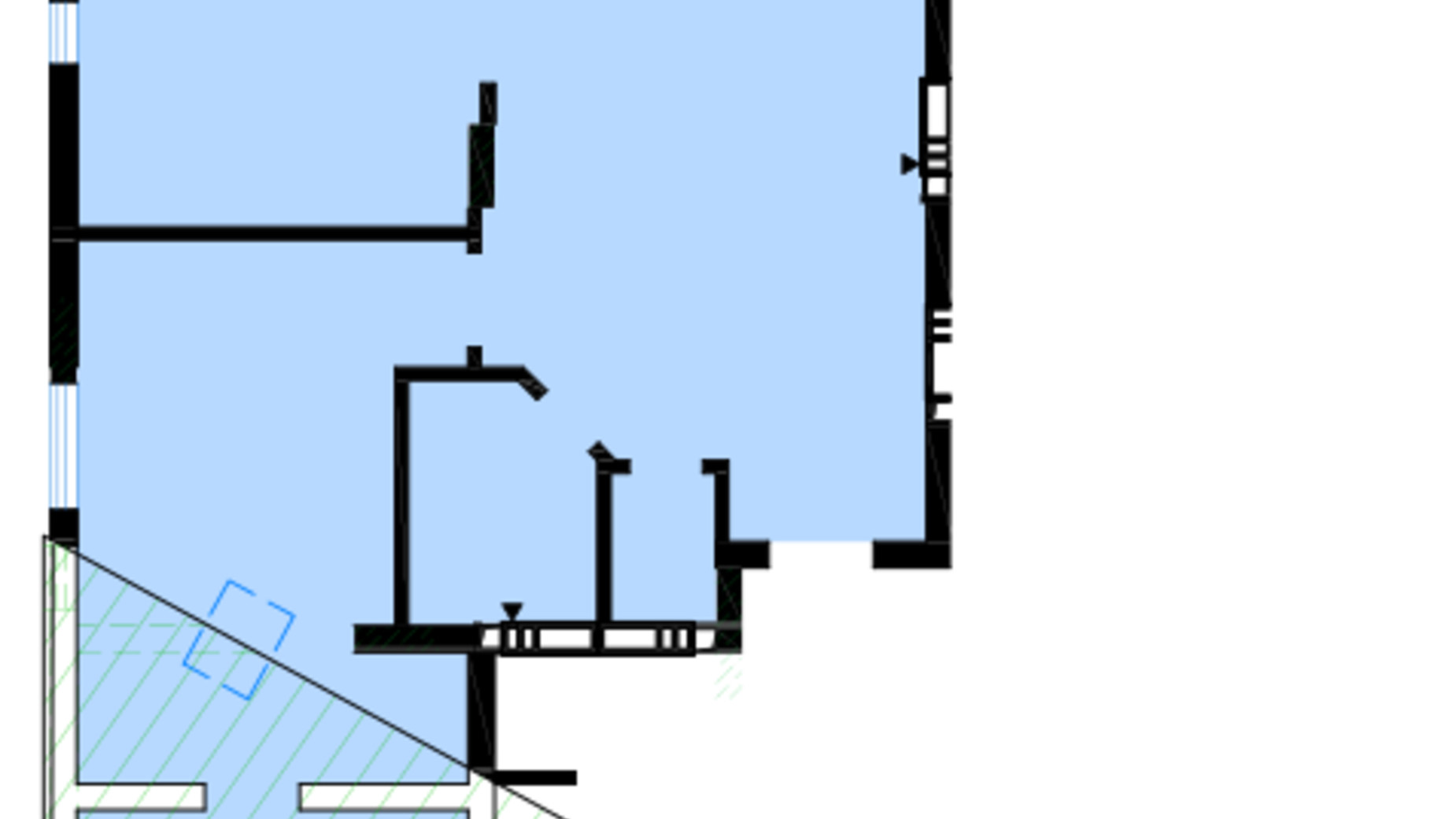 Планировка 2-комнатной квартиры в ЖК Verba 75.67 м², фото 588402