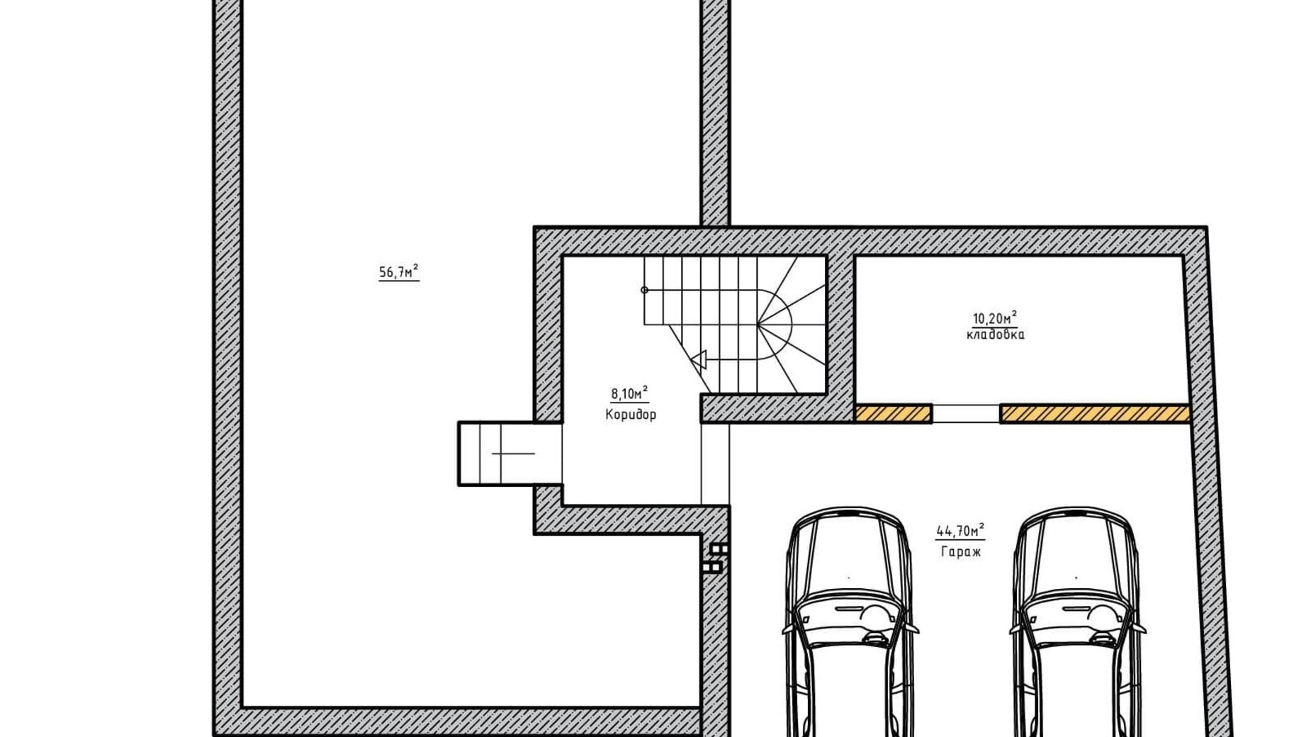 Планировка коттеджа в КГ Солнечный склон 267 м², фото 588787