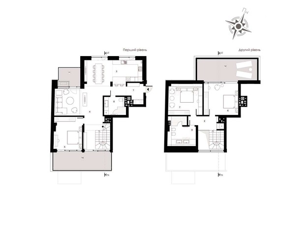 ЖК Княжий Холл: планування 3-кімнатної квартири 172.1 м²