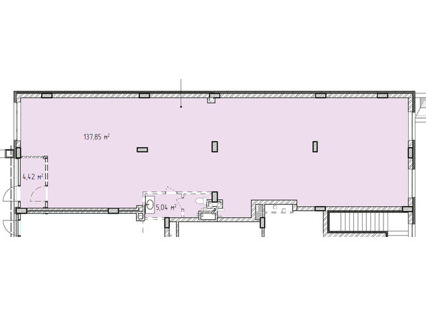 ЖК Лавандовий: планування приміщення 147.17 м²