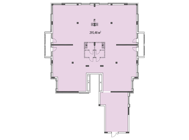 ЖК Лавандовий: планування приміщення 295.48 м²