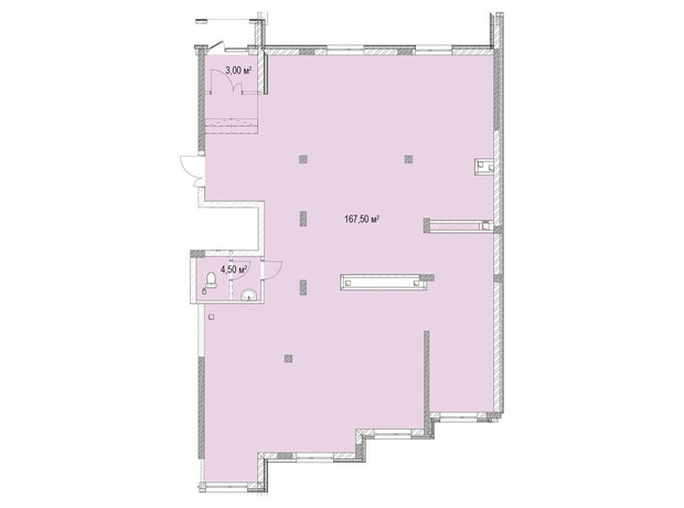 ЖК Лавандовый: планировка помощения 170.37 м²