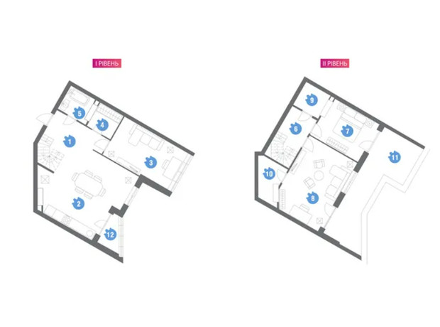 ЖК Family & Friends: планування 3-кімнатної квартири 131.6 м²