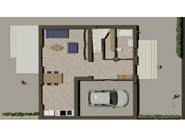 КГ Mallhome: планировка 4-комнатной квартиры 160 м²