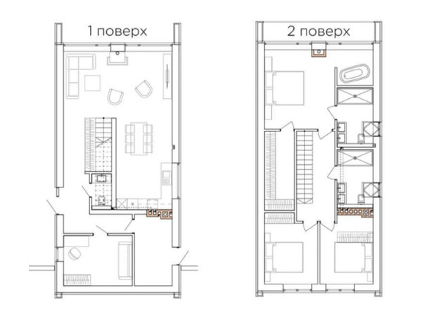 КМ Bukovillage Residence : планування 4-кімнатної квартири 147.67 м²