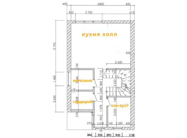 КК Михайловский: планировка 3-комнатной квартиры 120 м²