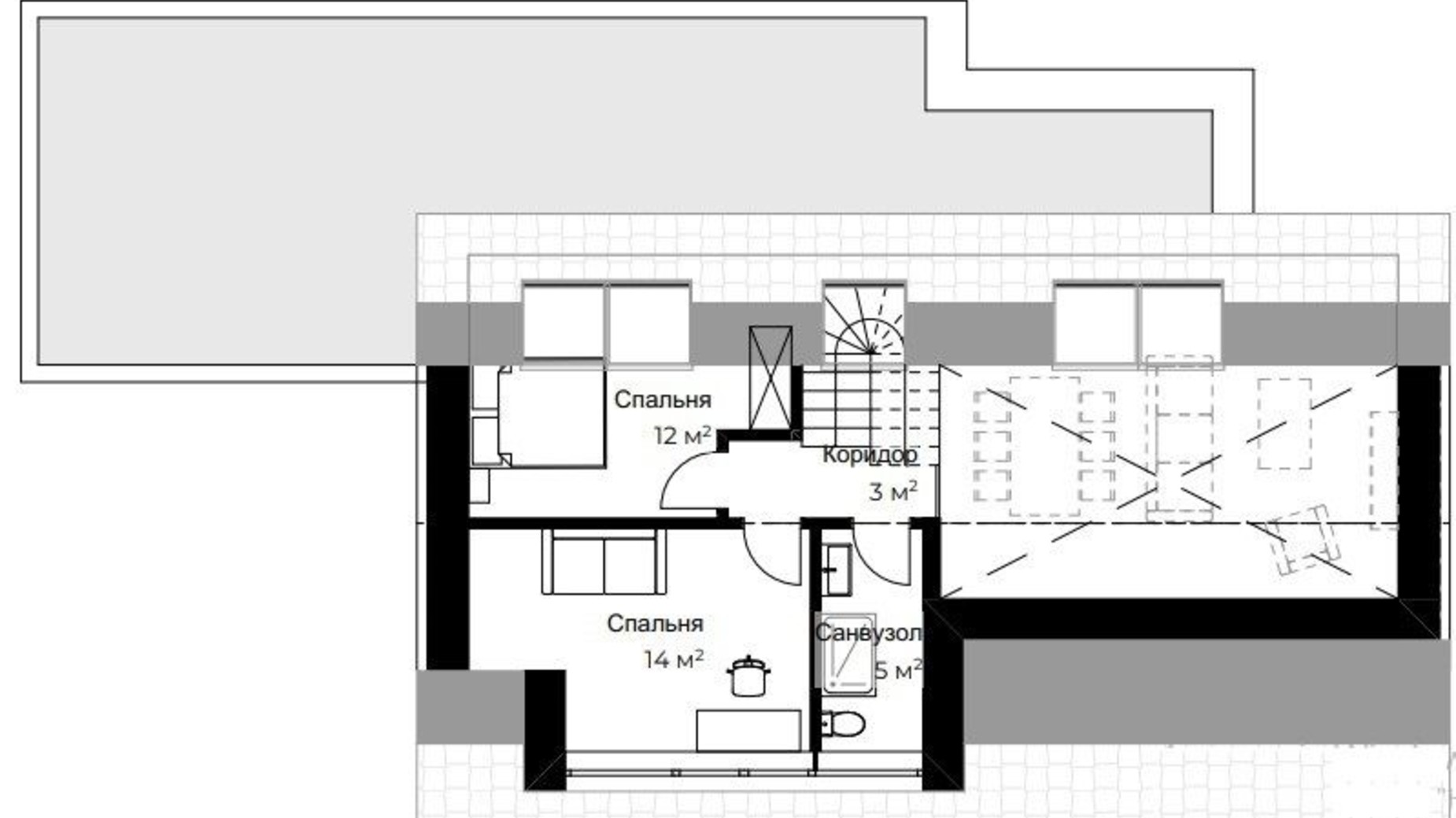 Планування котеджу в КМ Mulberry Homes 133 м², фото 594730